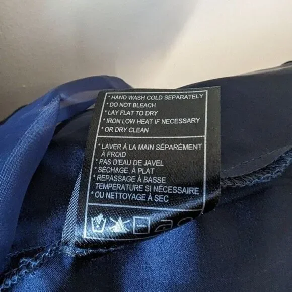 BB Dakota Navy Blue Sequin Mini Dress Size 4 - Picture 4 of 9